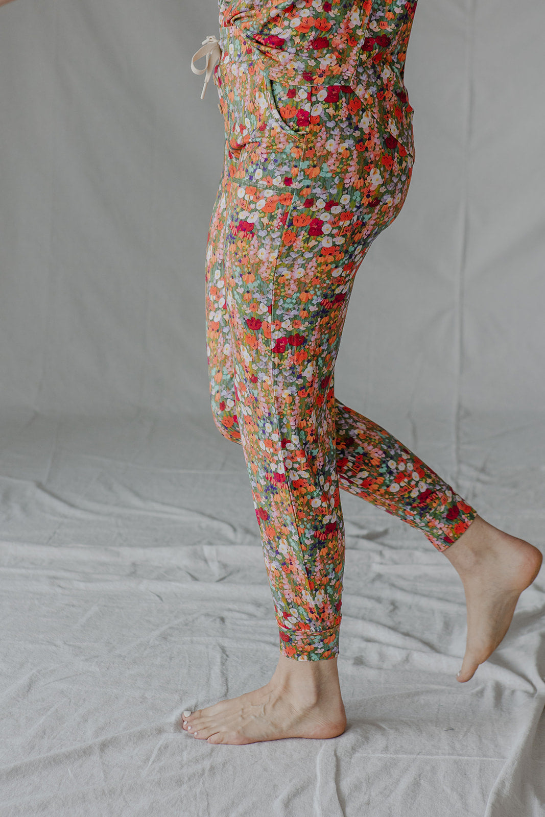 JAM PANTS SET  |Ditsy Water Color Floral