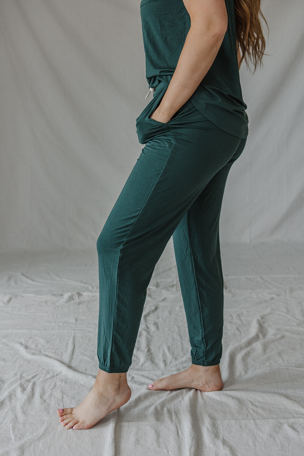 HENLEY PANTS SET SHORT SLEEVE | Darkest Spruce