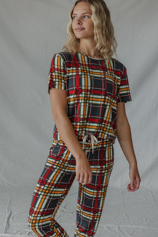 JAM PANTS SET  | Fall Plaid