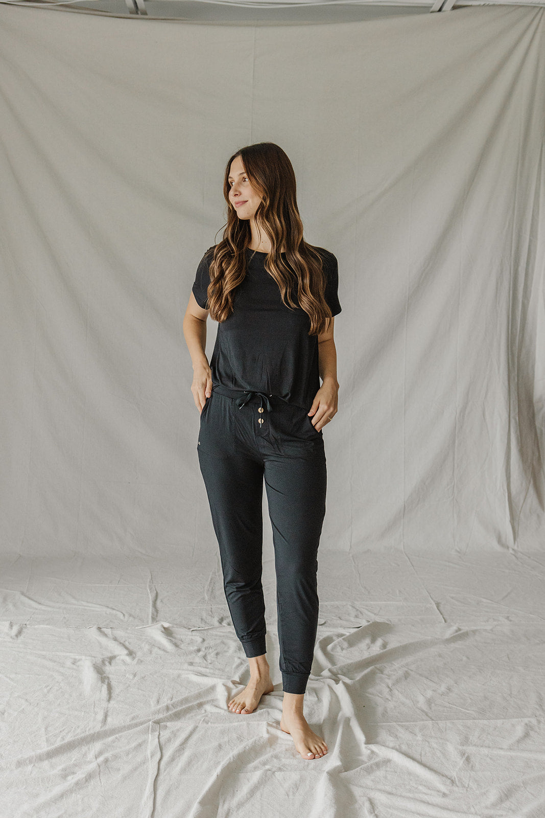 JAM PANTS SET  | Black Short Sleeve