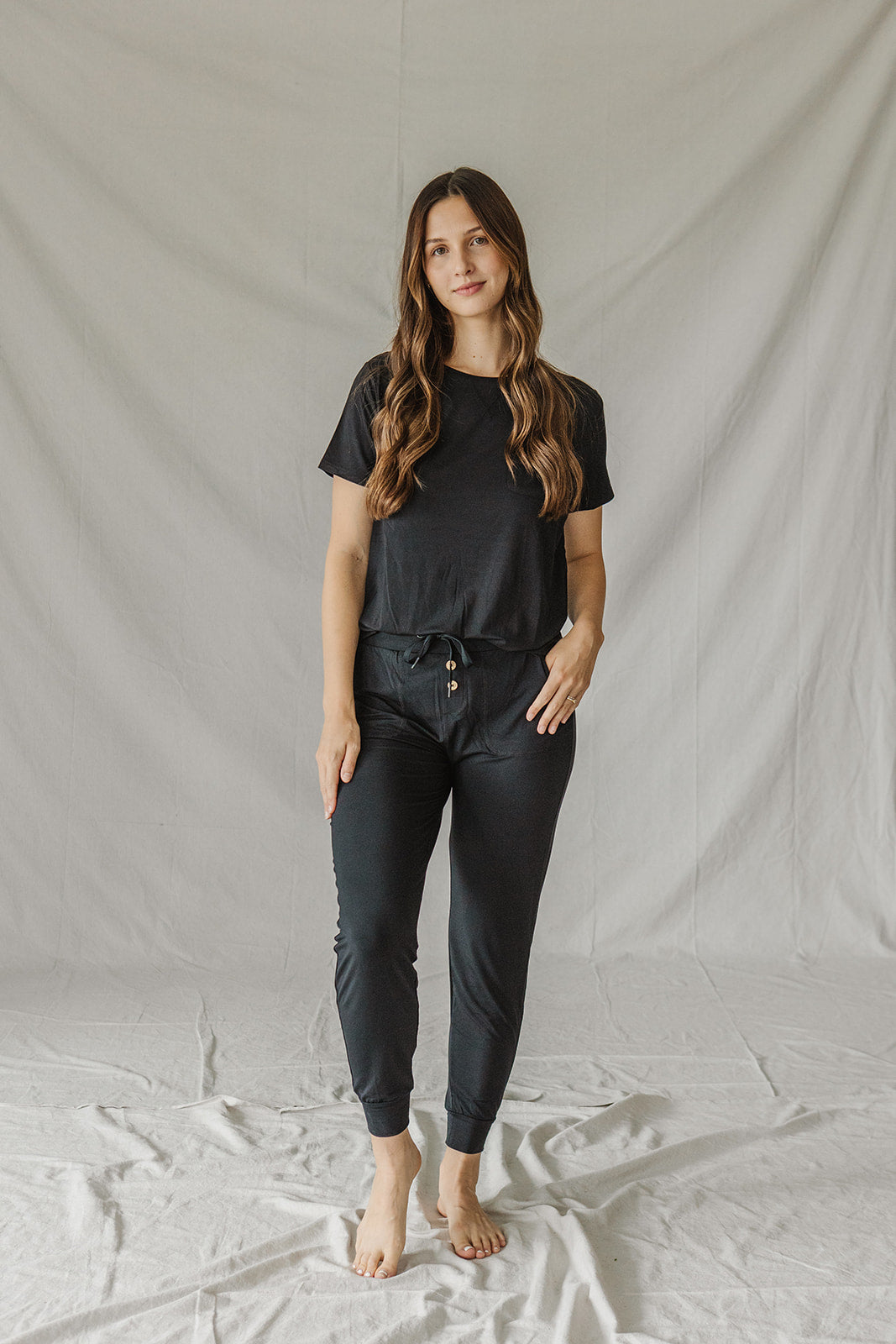 JAM PANTS SET  | Black Short Sleeve