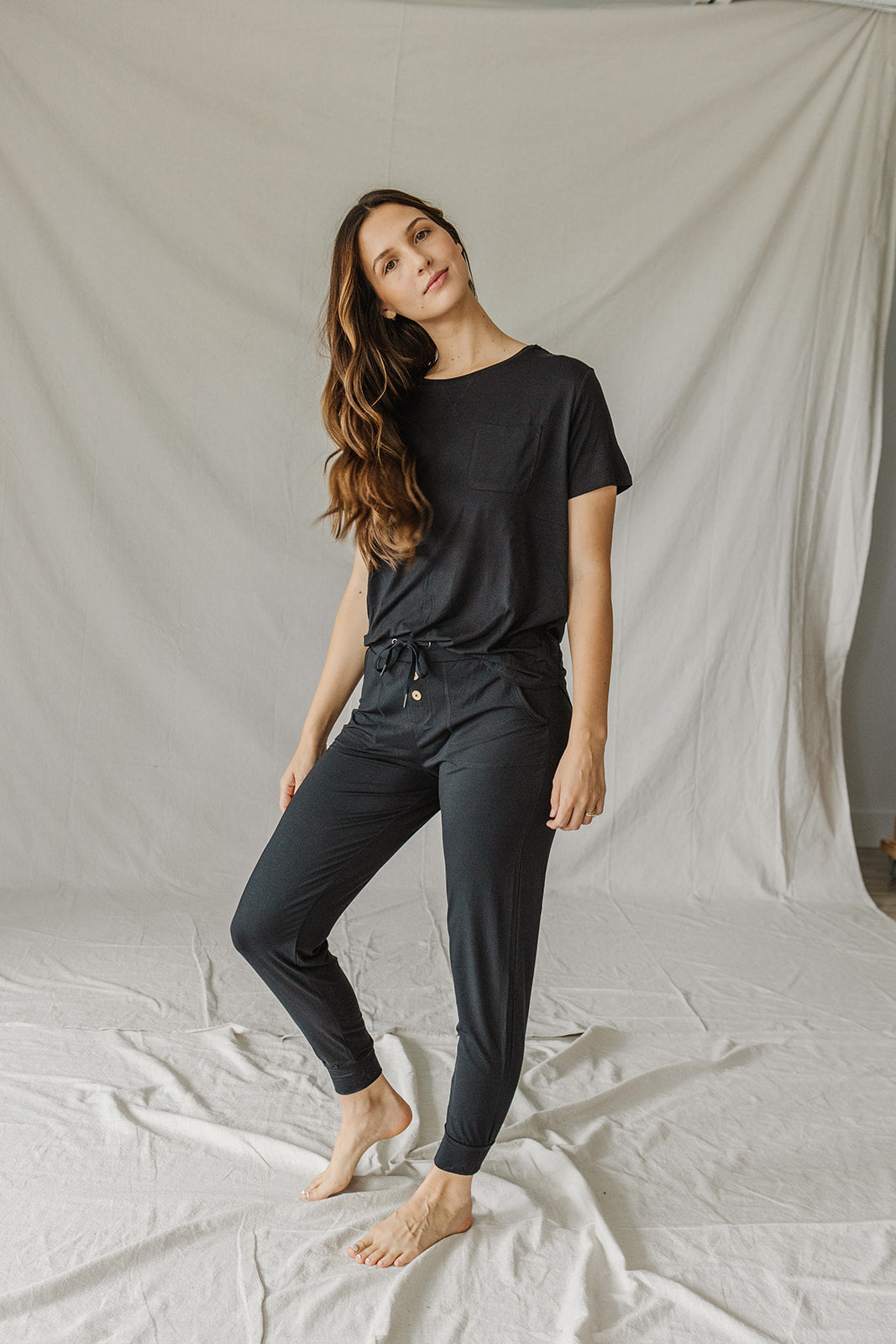 JAM PANTS SET  | Black Short Sleeve