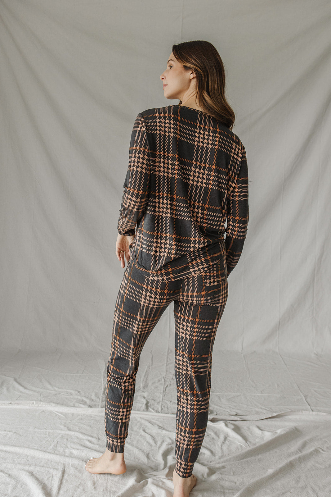 JAM PANTS SET | Autumn Plaid Long Sleeve