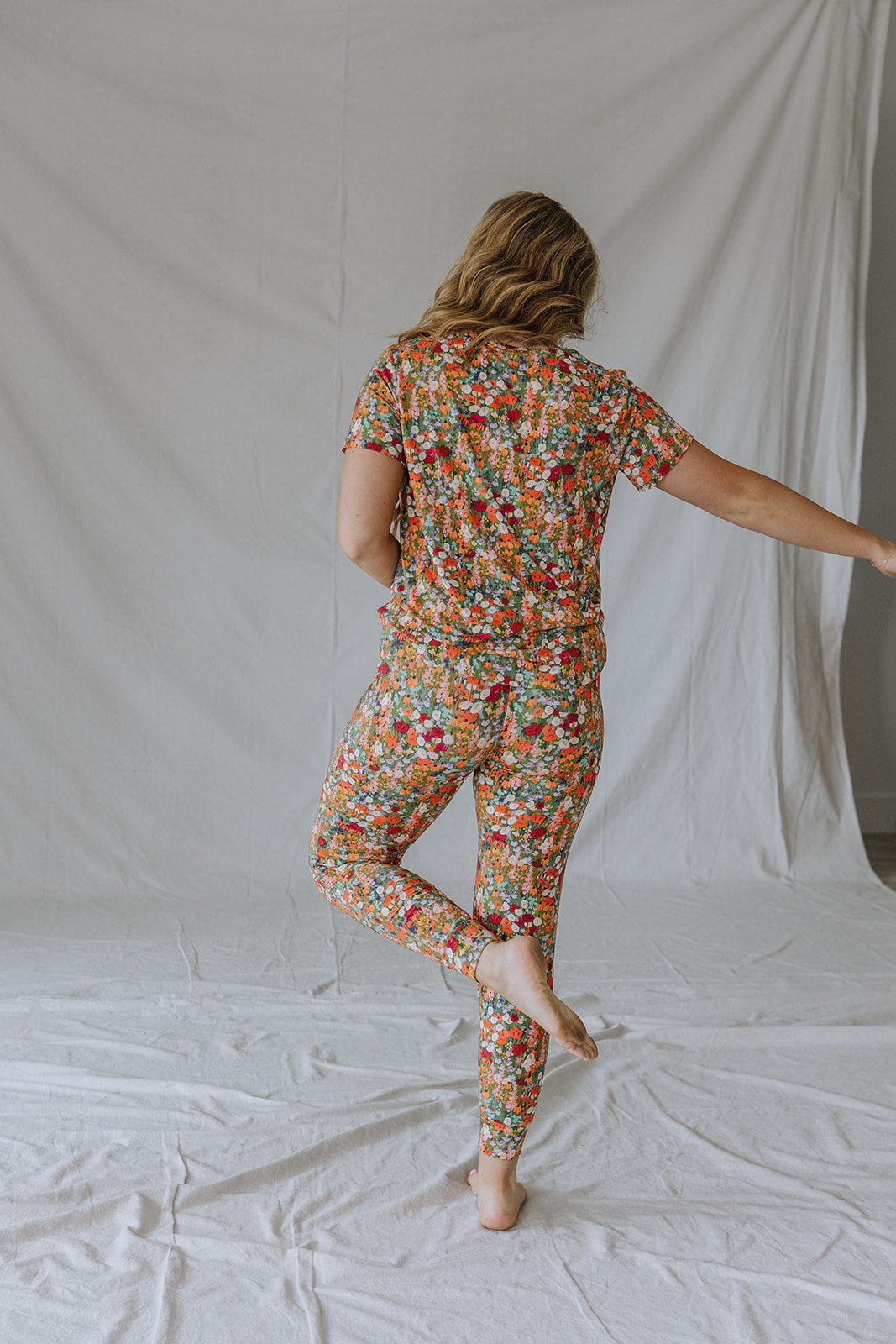 JAM PANTS SET  |Ditsy Water Color Floral