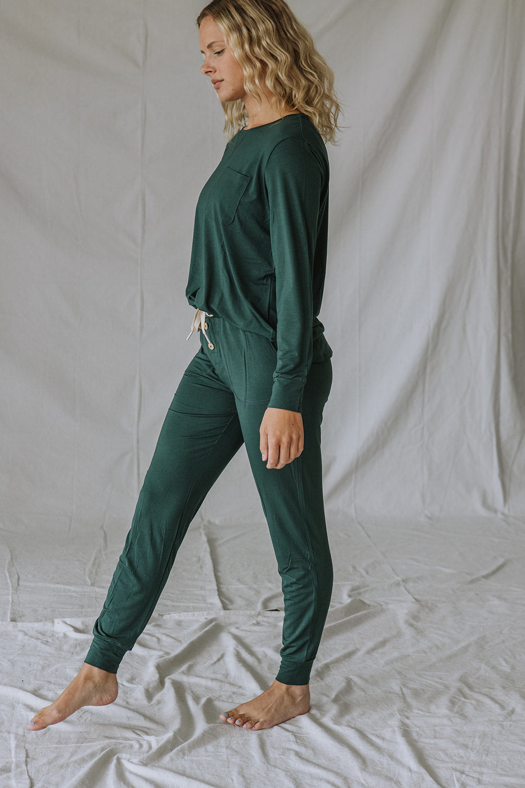 JAM PANTS SET  | Darkest Spruce Long Sleeve