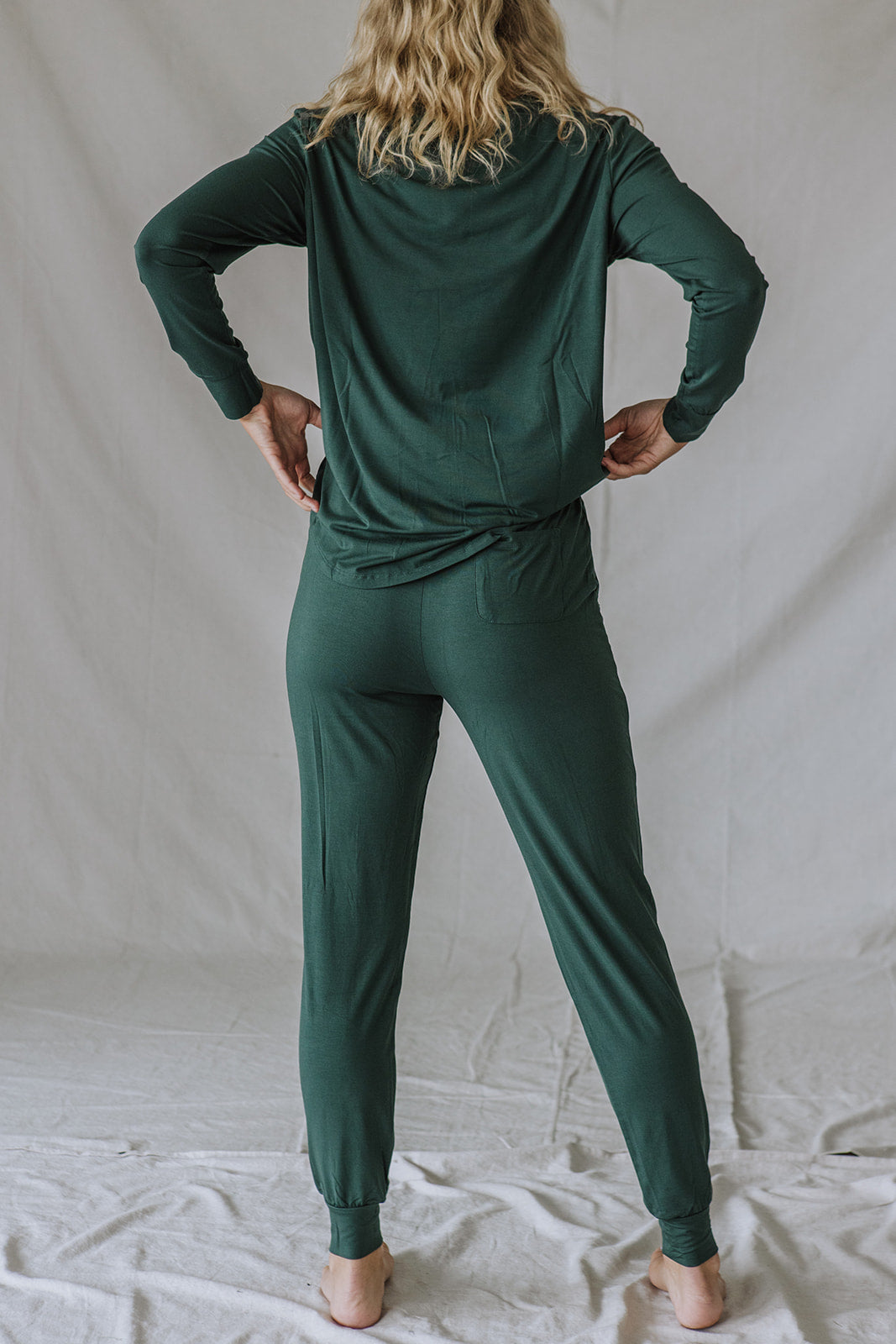 JAM PANTS SET  | Darkest Spruce Long Sleeve