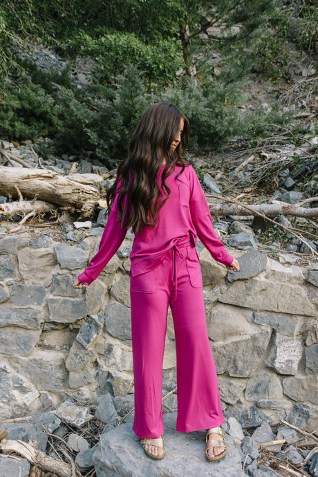 PRIME LOUNGE SET | Cactus Flower Long Sleeve