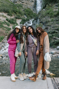 LUXE HOODIE SWEATSUIT | Cactus Flower