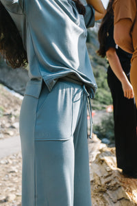 PRIME LOUNGE SET | French Grey Short Sleeve