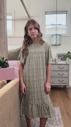 Little Lates Dress | Winter Pines