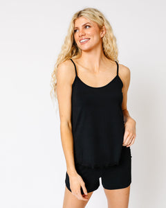 LATER LATES CAMI SET | Black