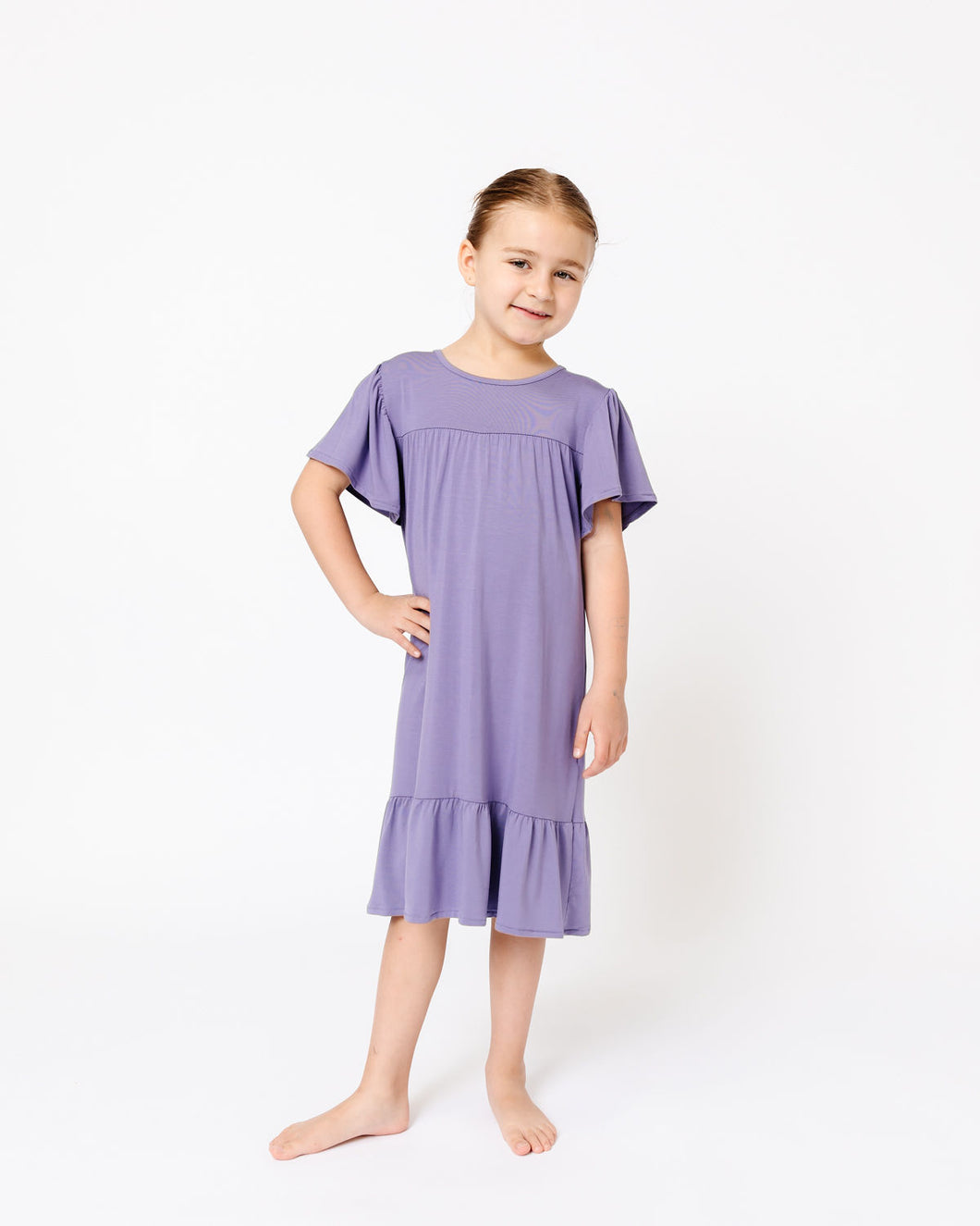 LITTLE LATES DRESS | Summer Lilac