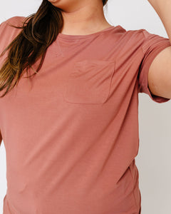 JAM PANTS SET | Old Rose Short Sleeve