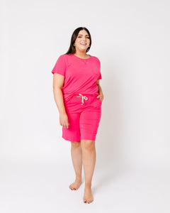 JAM SHORTS SET | Raspberry