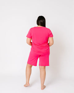 JAM SHORTS SET | Raspberry