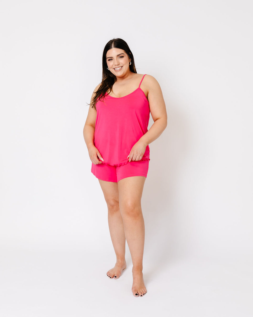 LATER LATES CAMI SET | Raspberry