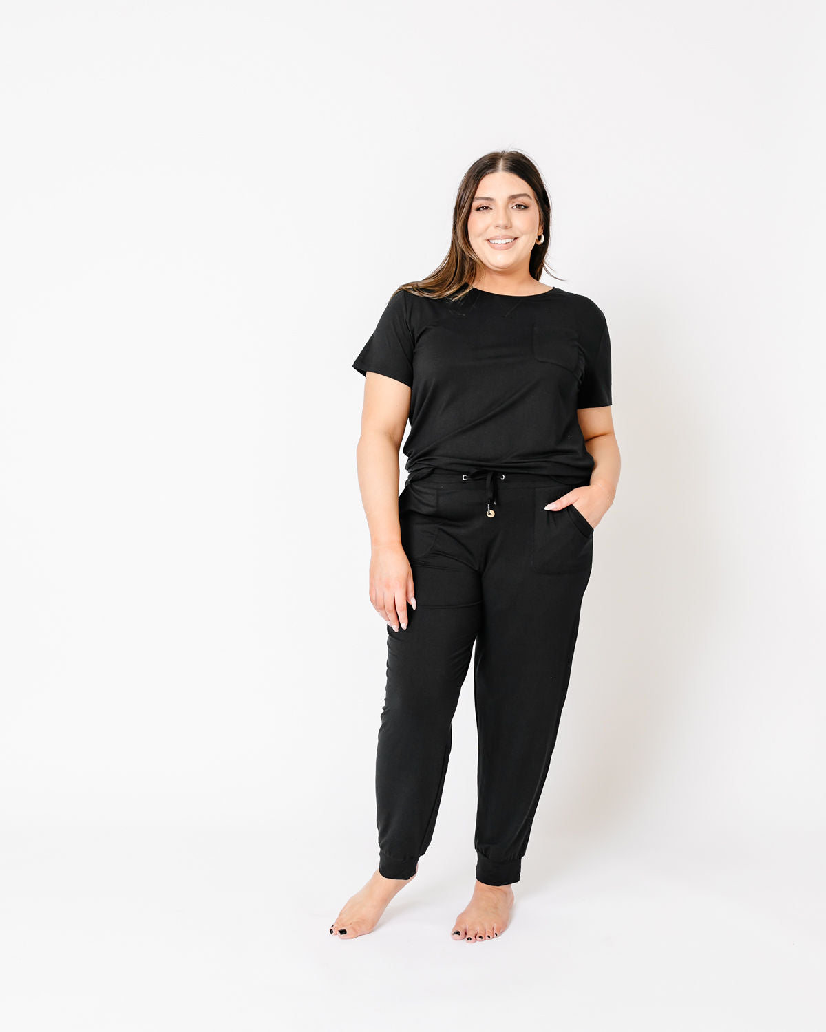 JAM PANTS SET  | Black Short Sleeve