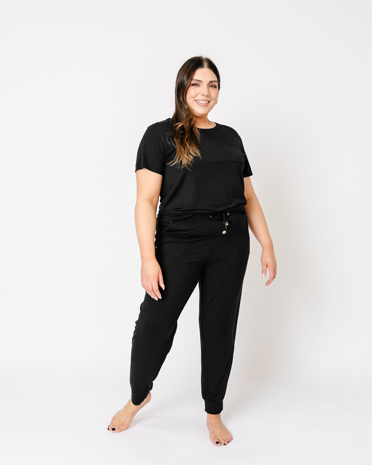 JAM PANTS SET  | Black Short Sleeve