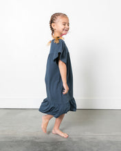 LITTLE LATES DRESS | Deep Blue