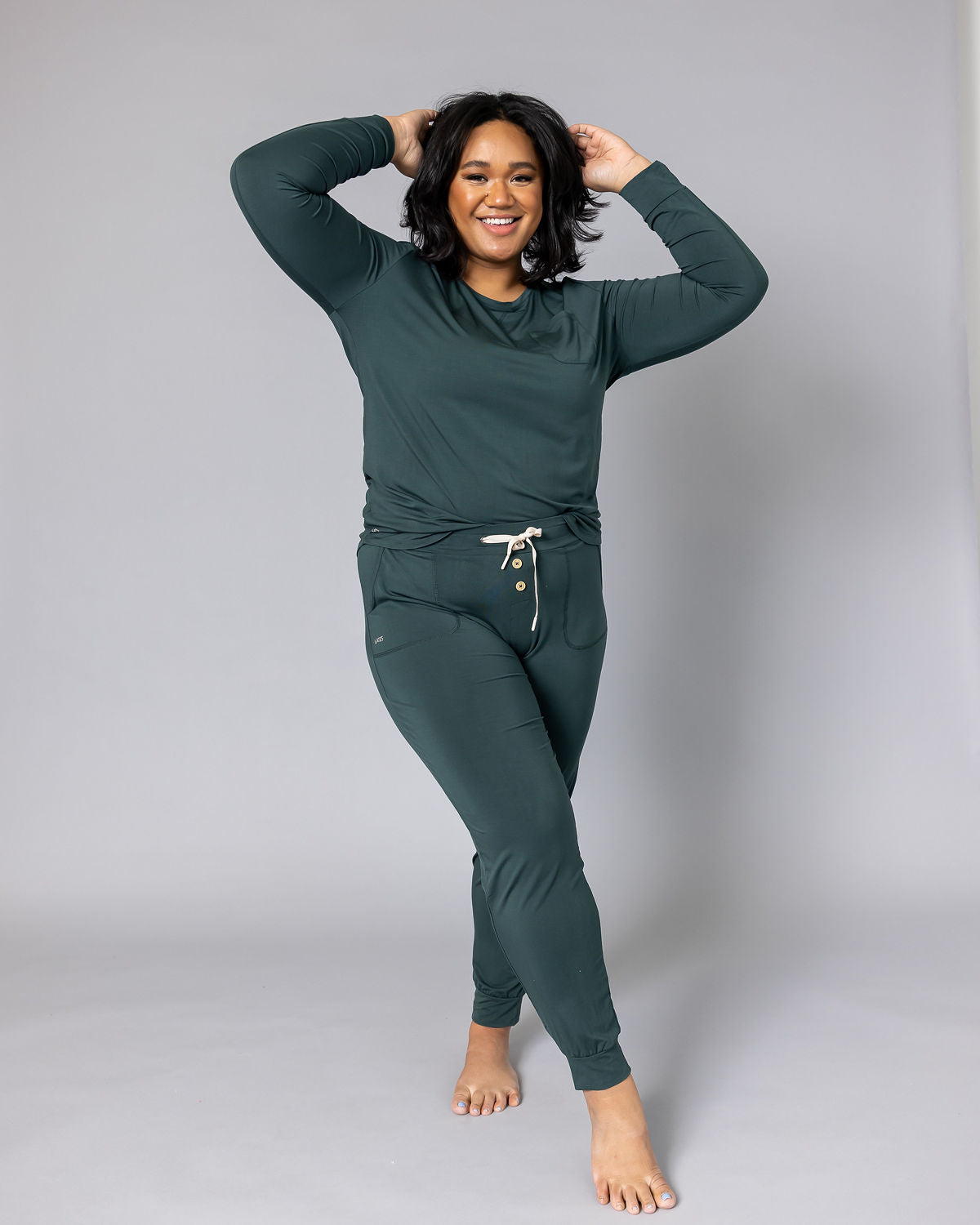 JAM PANTS SET  | Darkest Spruce Long Sleeve