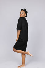 T-SHIRT DRESS Black